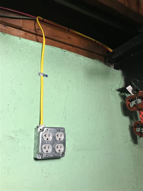 nm outlet box for basement